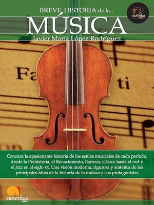 cover image of Breve historia de la música